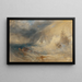 Phare des Longships Land's End - Joseph Mallord William Turner — indrammet kunstværk på væggen