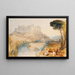 Château de Ludlow, Shropshire - Joseph Mallord William Turner — indrammet kunstværk på væggen