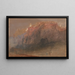 Luxembourg - Joseph Mallord William Turner — indrammet kunstværk på væggen