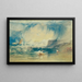 Lyme Regis, Dorset, England - Joseph Mallord William Turner — indrammet kunstværk på væggen