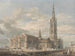 Vue du nord-est de l'église de Grantham, Lincolnshire - Joseph Mallord William Turner — visning af kunstværket