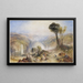Oberwesel - Joseph Mallord William Turner — indrammet kunstværk på væggen