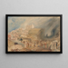 Sainte-Catherine-bjerget, Guildford, Surrey - Joseph Mallord William Turner — indrammet kunstværk på væggen