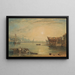 Teignmouth, Devonshire - Joseph Mallord William Turner — indrammet kunstværk på væggen