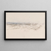 Le Carnet de Croquis de la Manche 27 - Joseph Mallord William Turner — indrammet kunstværk på væggen
