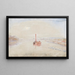 La Confluence de la Seine et de la Marne à Charenton, Frankrig - Joseph Mallord William Turner — indrammet kunstværk på væggen