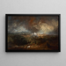 La Cinquième plaie d'Égypte - Joseph Mallord William Turner — indrammet kunstværk på væggen