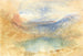 Le Lungernsee ved måneskin Schweiz - Joseph Mallord William Turner — visning af kunstværket