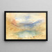 Le Lungernsee ved måneskin Schweiz - Joseph Mallord William Turner — indrammet kunstværk på væggen