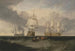 La Victoire revenant de Trafalgar i tre positioner - Joseph Mallord William Turner — visning af kunstværket