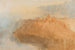 La forteresse d'Ehrenbreitstein depuis l'autre côté du Rhin - Joseph Mallord William Turner — visning af kunstværket