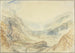 Vue dans le col du Saint-Gothard, Schweiz - Joseph Mallord William Turner — visning af kunstværket