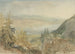 Vue de Farnley Hall dans le Yorkshire - Joseph Mallord William Turner — visning af kunstværket