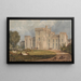 Vue de Hampton Court Hertfordshire depuis le nord-vest - Joseph Mallord William Turner — indrammet kunstværk på væggen