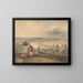 Vue de Londres depuis Greenwich - Joseph Mallord William Turner — indrammet kunstværk på væggen