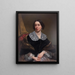 Sarah Matilda Cheesman Gibson - Joseph Oriel Eaton — indrammet kunstværk på væggen