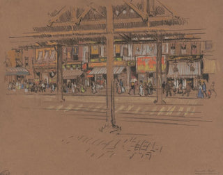 Avenue du Sixième - Joseph Pennell — visning af kunstværket
