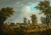 La Retraite française de Lobau et le maréchal blessé Jean Lannes, duc de Montebello - Joseph Rebell — visning af kunstværket
