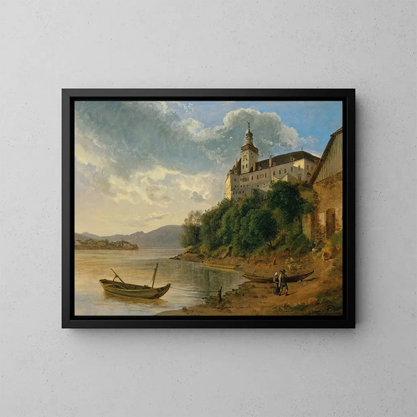 Château de Persenbeug - Joseph Rebell — indrammet kunstværk på væggen