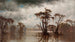 Scène de bayou - Joseph Rusling Meeker — visning af kunstværket