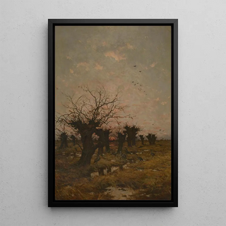 Joseph Thodore Coosemans - Sunset in the Kempen.webp