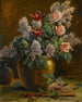 En blomsterstilleben - Joseph W. Gies — visning af kunstværket