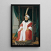 Sultan Sélim III Maleri - Joseph Warnia-Zarzecki — indrammet kunstværk på væggen