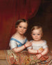 Portrait af to børn fra familien Clemens Bachofen von Echt - Joseph Weidner — visning af kunstværket