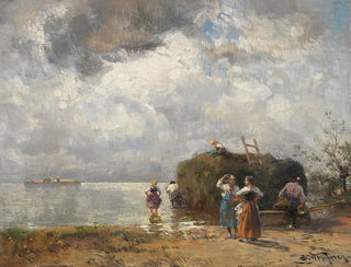 Joseph Wopfner - Heuschiff am Chiemsee.webp
