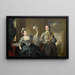 Monsieur og Madame William Chase - Joseph Wright de Derby — indrammet kunstværk på væggen