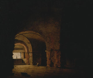 Le Prisonnier - Joseph Wright de Derby — visning af kunstværket