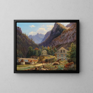 Joseph Zahradniczek - Motiv aus der Steiermark.webp