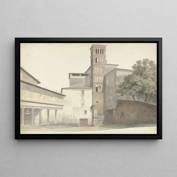 Josephus Augustus Knip - Basilica and Monastery of SS Giovanni e Paolo in Rome.webp