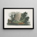 Vues pittoresques des paysages américains Side af titel - Joshua Shaw — indrammet kunstværk på væggen