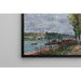 Reproduktion af maleriet af "Jour de Brouillard à Saint-Mammès" - Alfred Sisley