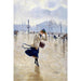 Reproduktion af maleriet Journée venteuse sur la Place de la Concorde - Jean Béraud