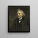 Louis Jacques Veltman 1817-1907 Skuespiller - Jozef Israëls — indrammet kunstværk på væggen