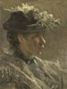 Studie af Sijtje van Bemmel 1880-1963 - Jozef Israëls — visning af kunstværket
