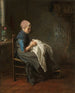 La petite couturière - Jozef Israëls — visning af kunstværket