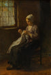 La jeune couturière - Jozef Israëls — visning af kunstværket