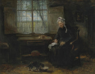 Jozef Israls - Une vieille demoiselle.webp