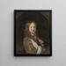 August Fredrik 1646-1705 Hertug af Holstein-Gottorp - Jürgen Ovens — indrammet kunstværk på væggen