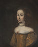 Hedvig Eleonora 1636-1715 Prinsesse af Holstein-Gottorp Dronning af Sverige - Jürgen Ovens — visning af kunstværket