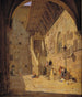 La Cour du Palazzo del Bargello à Florence - Jørgen Roed — visning af kunstværket