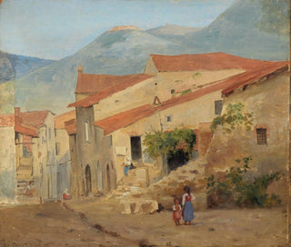 Jrgen Sonne - Village Street in the Sabine Mountains.webp