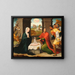 Adoration des bergers - Juan Correa de Vivar — indrammet kunstværk på væggen