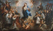 L'Immaculée Conception avec des jésuites - Juan Francisco de Aguilera — visning af kunstværket