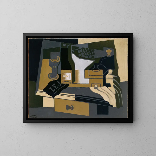 Moulin à café - Juan Gris — indrammet kunstværk på væggen