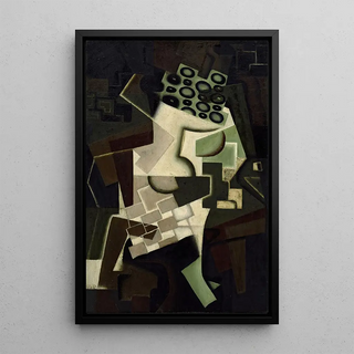 Juan Gris - Compotier et nappe carreaux Fruit Dish on a Checkered Tablecloth.webp