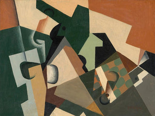 Verre og damier - Juan Gris — visning af kunstværket